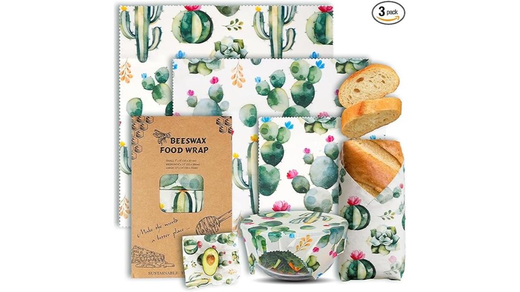 reusable beeswax bread wraps
