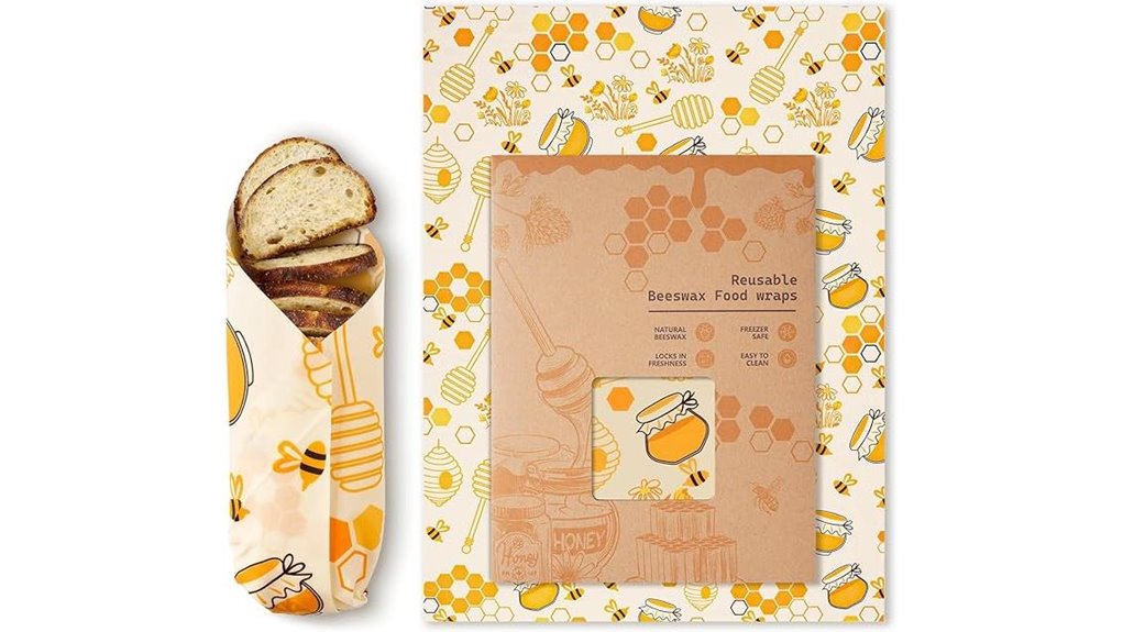 reusable beeswax food wrap