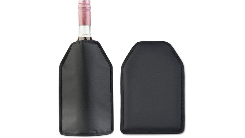 reusable black gel sleeve