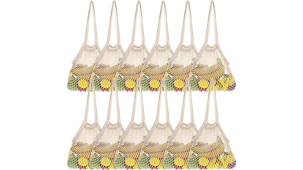 reusable cotton mesh produce