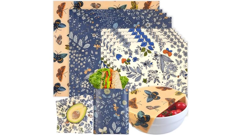 reusable eco friendly beeswax wraps