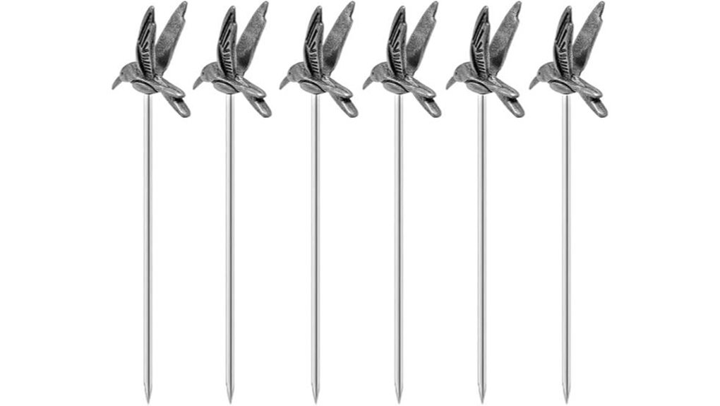 reusable long billed metal picks