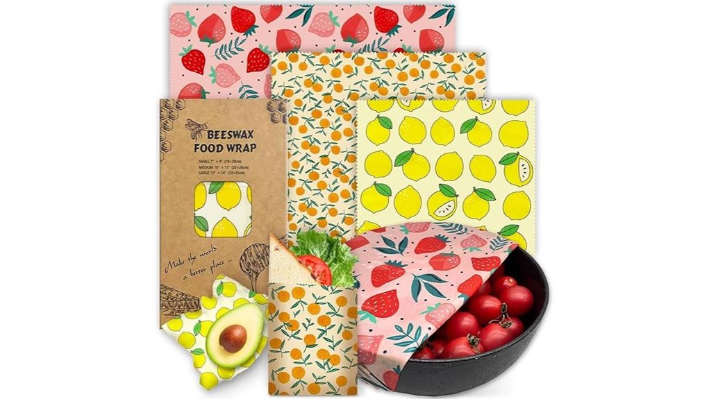 reusable organic beeswax wraps
