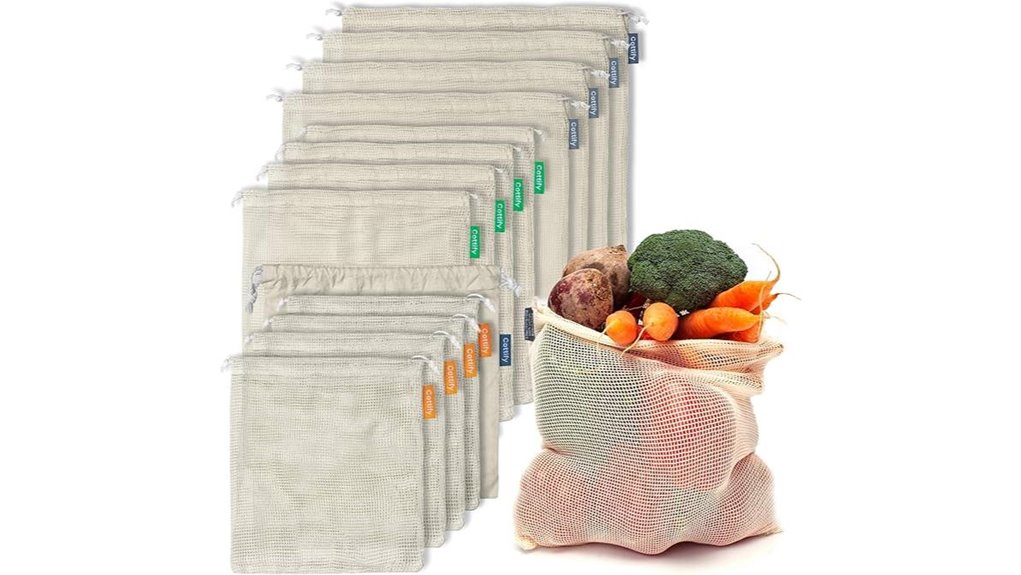 reusable organic cotton produce
