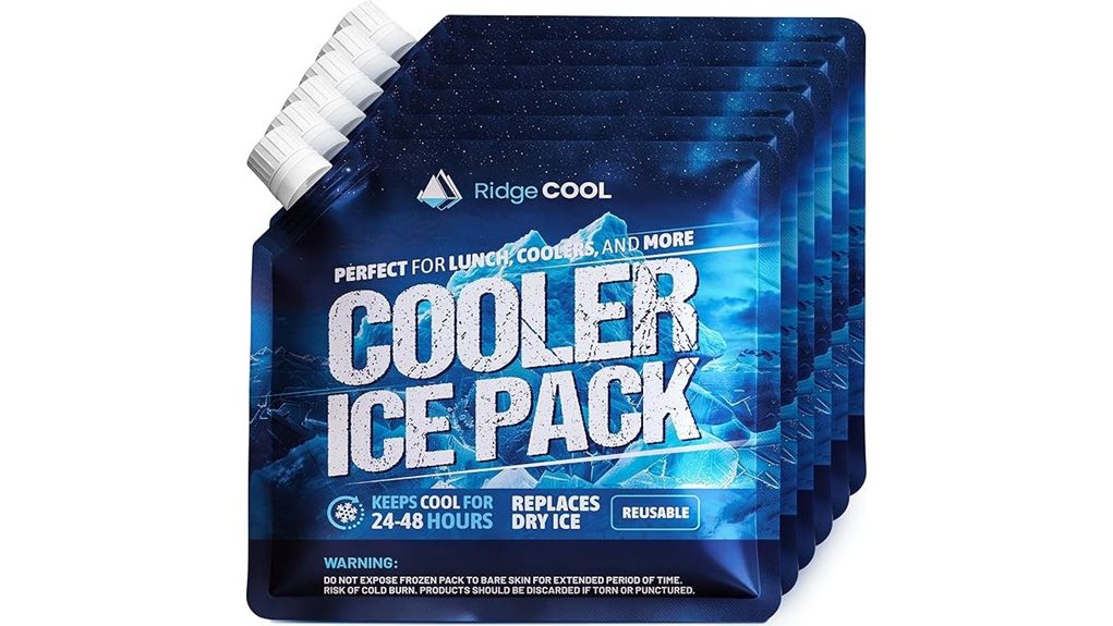 reusable six pack cold packs
