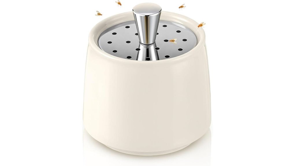 reusable stainless lid ceramic trap