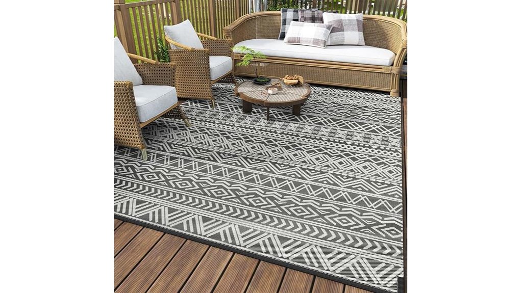 reversible 5x8 waterproof rug