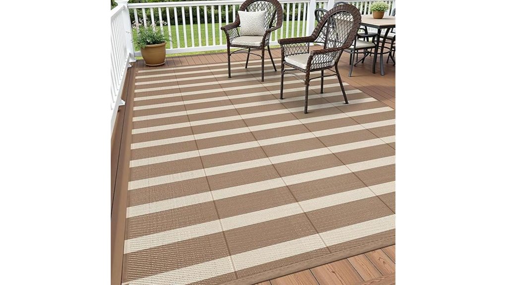 reversible waterproof outdoor rug