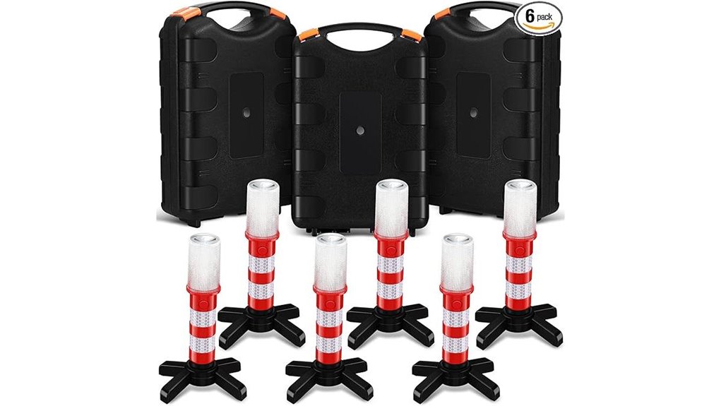 riakrum 6 piece led flares