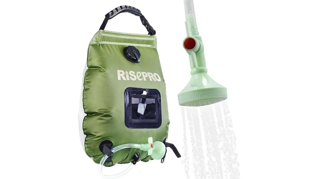 risepro 20l solar shower
