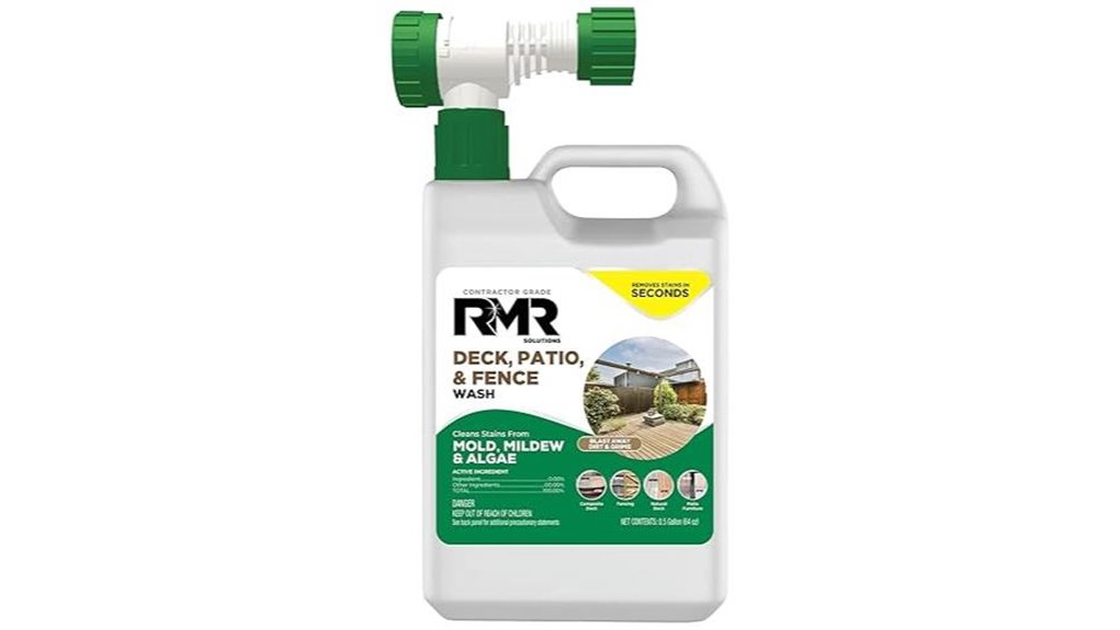 rmr deck fence wash