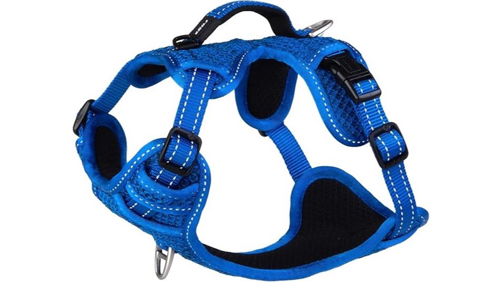 rogz blue small harness