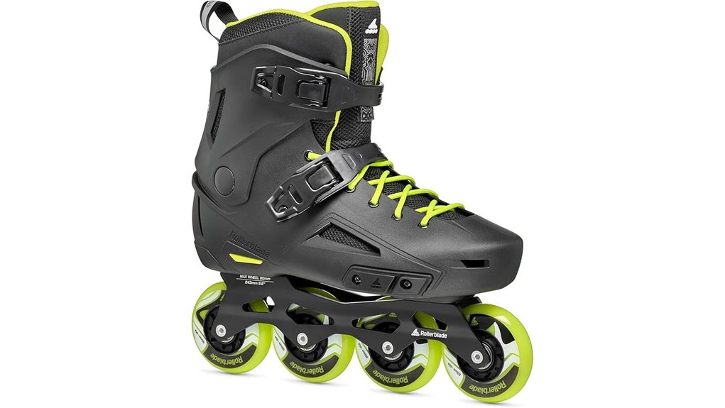 rollerblade lightning black lime