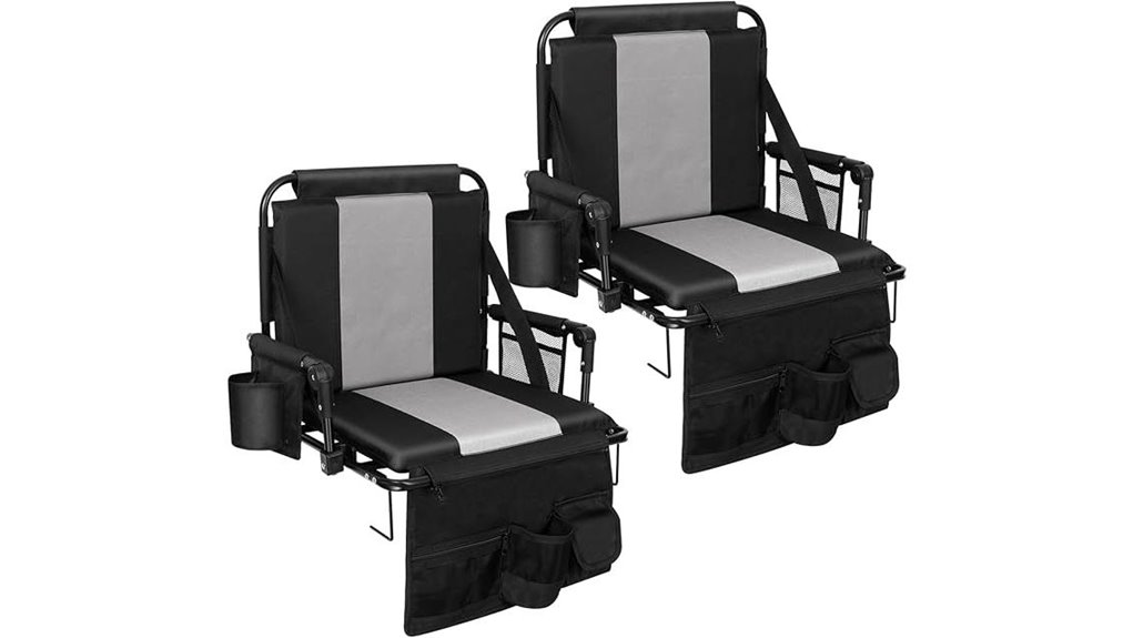 romswi folding stadium armrest