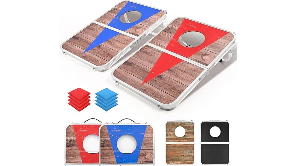 ropoda 8 bag portable cornhole