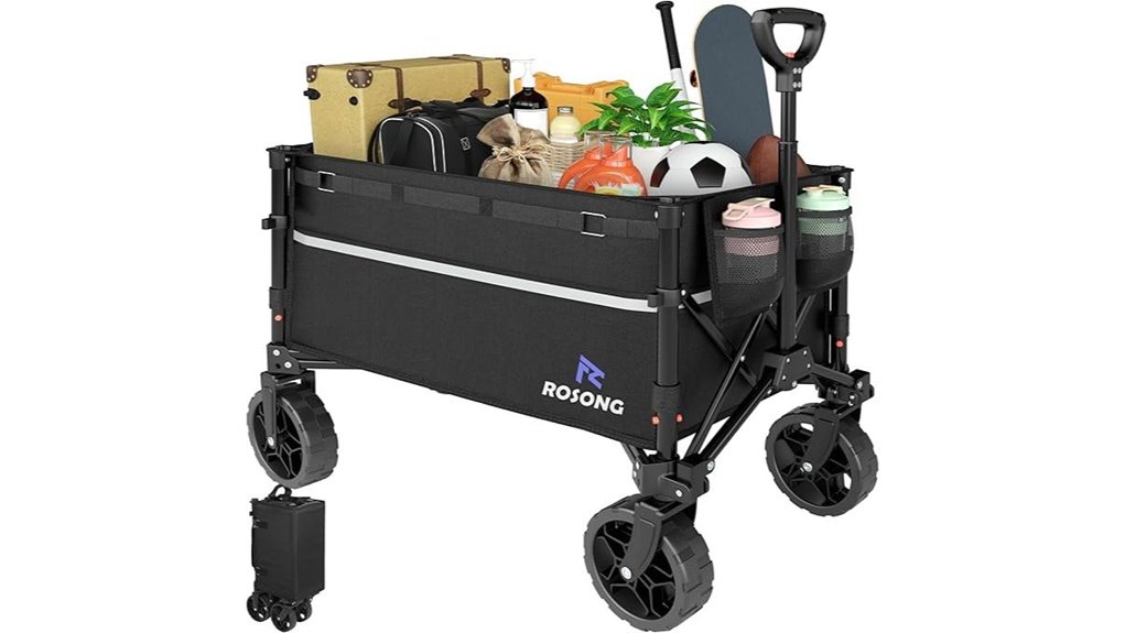 rosong collapsible 120l cart