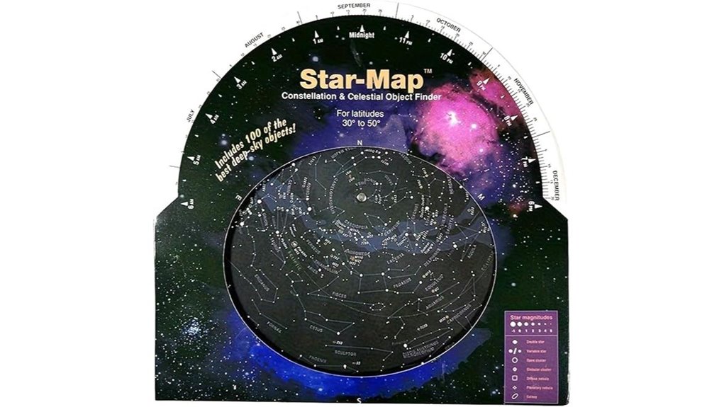 rotating night sky map