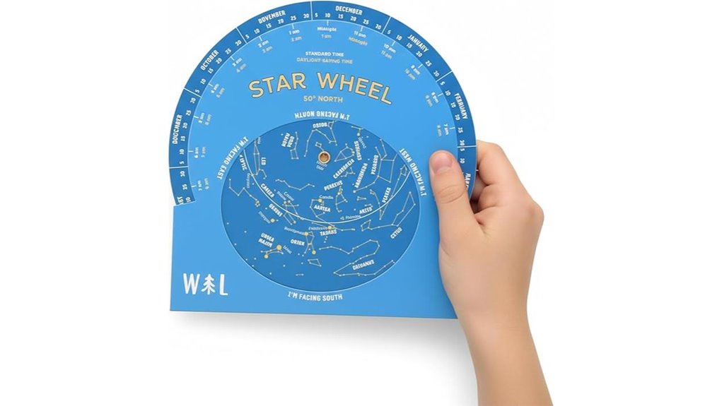 rotating planisphere for stargazing