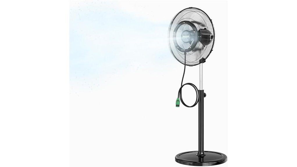 rovsun 20 inch misting fan