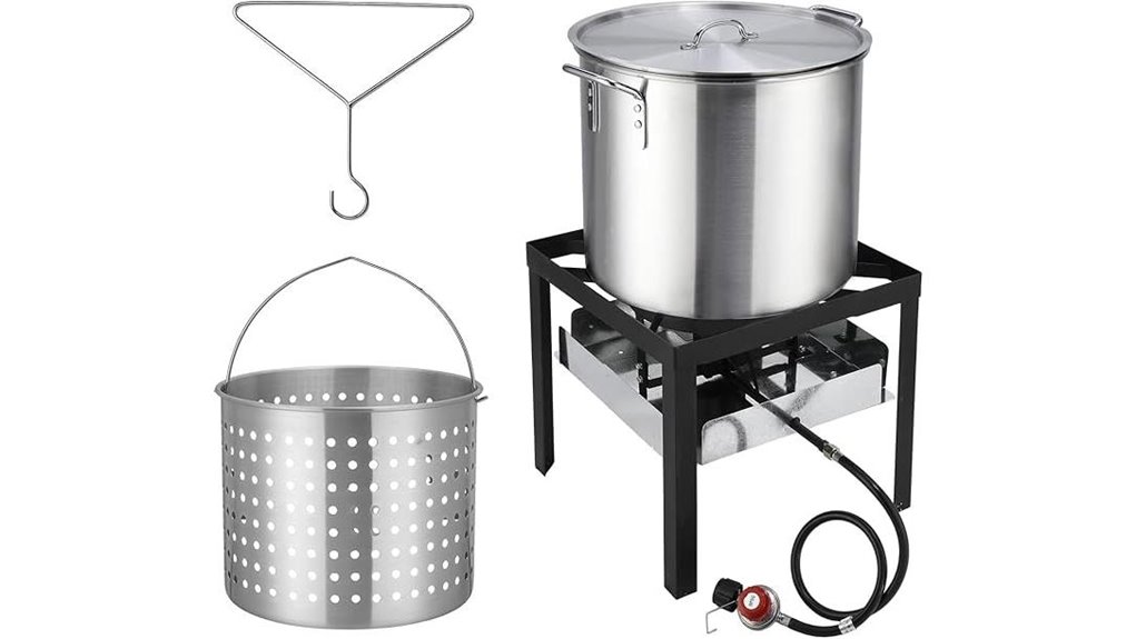 rovsun 60qt propane fryer
