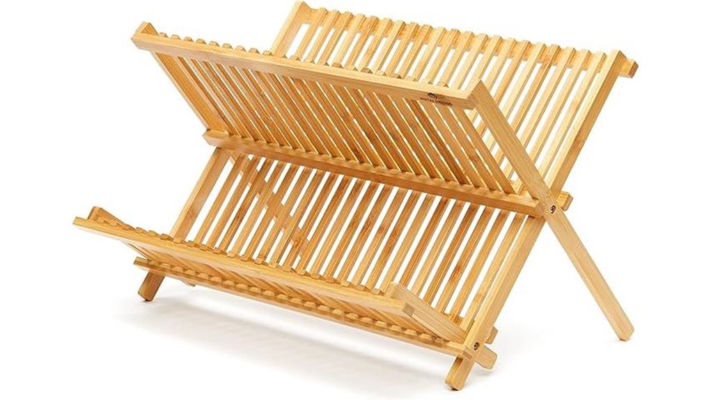 royalhouse collapsible bamboo rack