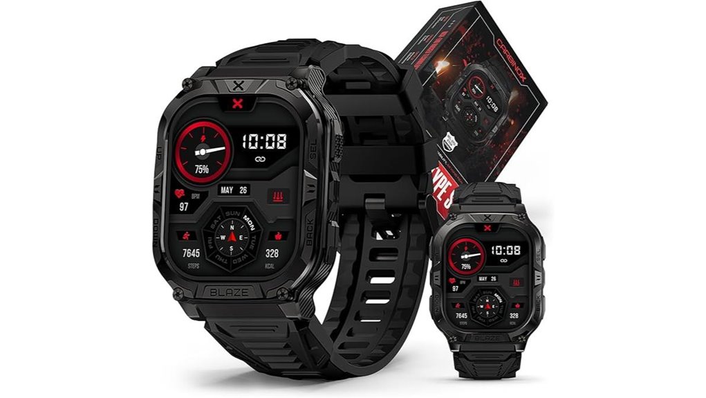 rugged waterproof gps smartwatch