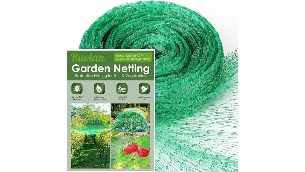 ruolan 13x20ft bird deer squirrel netting