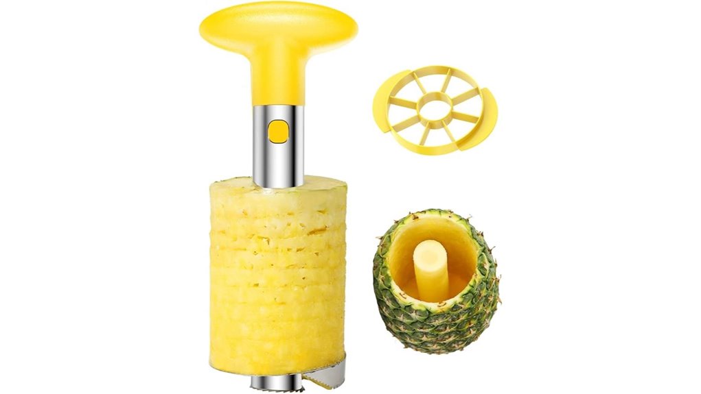 sametech stainless pineapple cutter