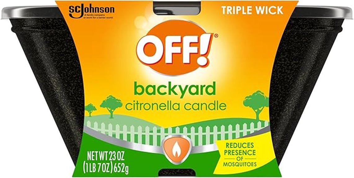 sc johnson 3 wick citronella 23oz