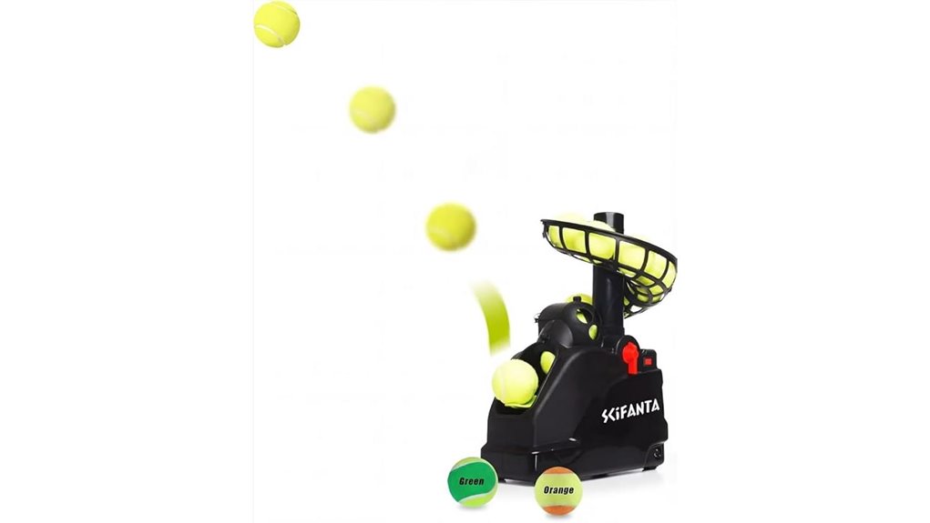 scifanta portable tennis tosser