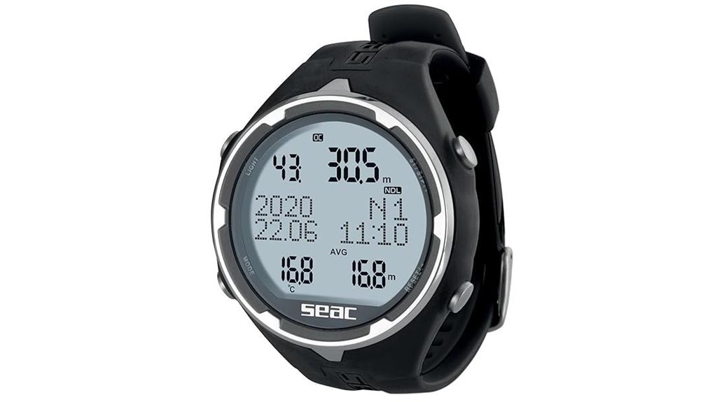 seac black white dive computer