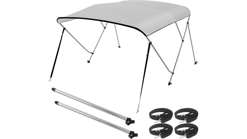 seamander 3 4 bow bimini