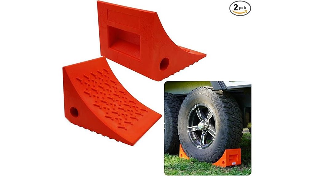 securityman two pack rubber chocks