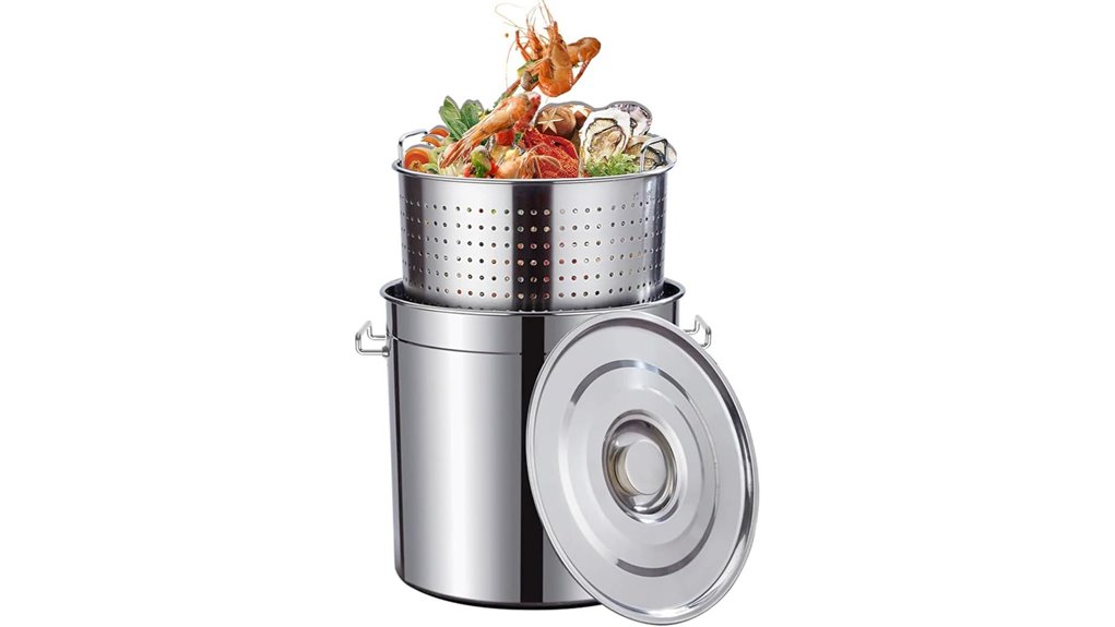 sedeke 80 quart stainless strainer