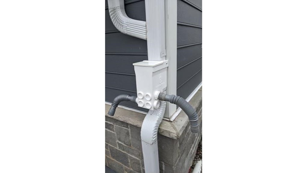 self flush rainwater diverter