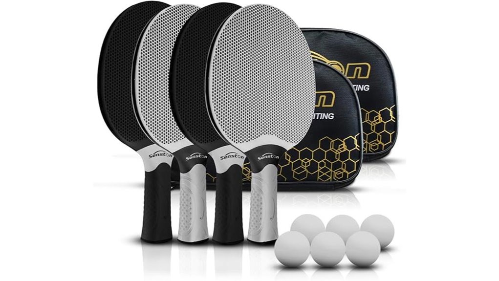senston four player racket set