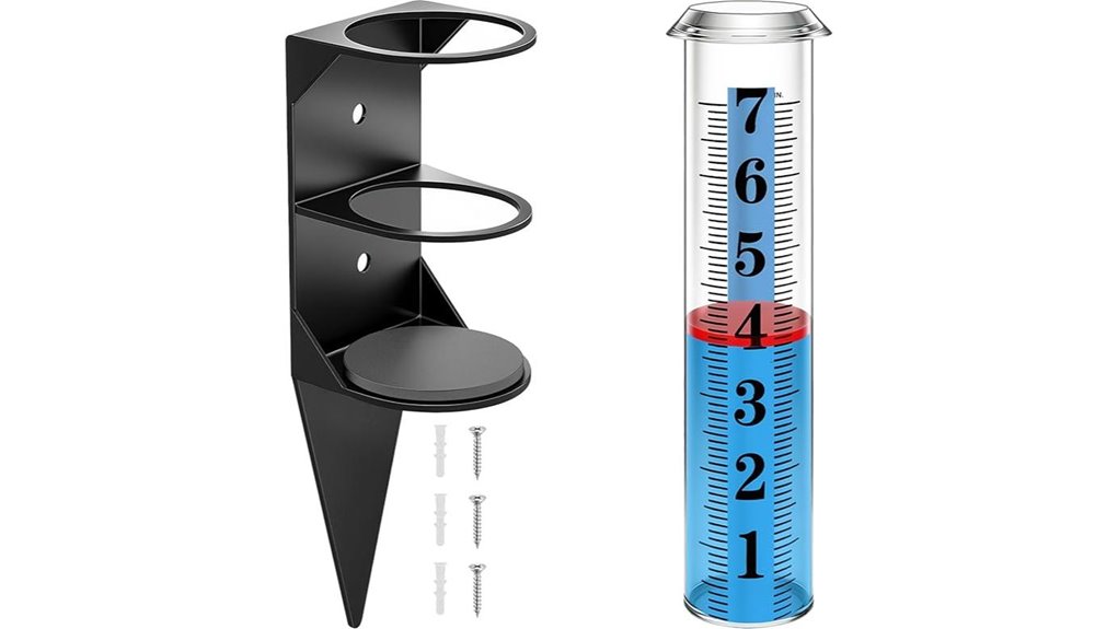 seven inch outdoor rain gauge