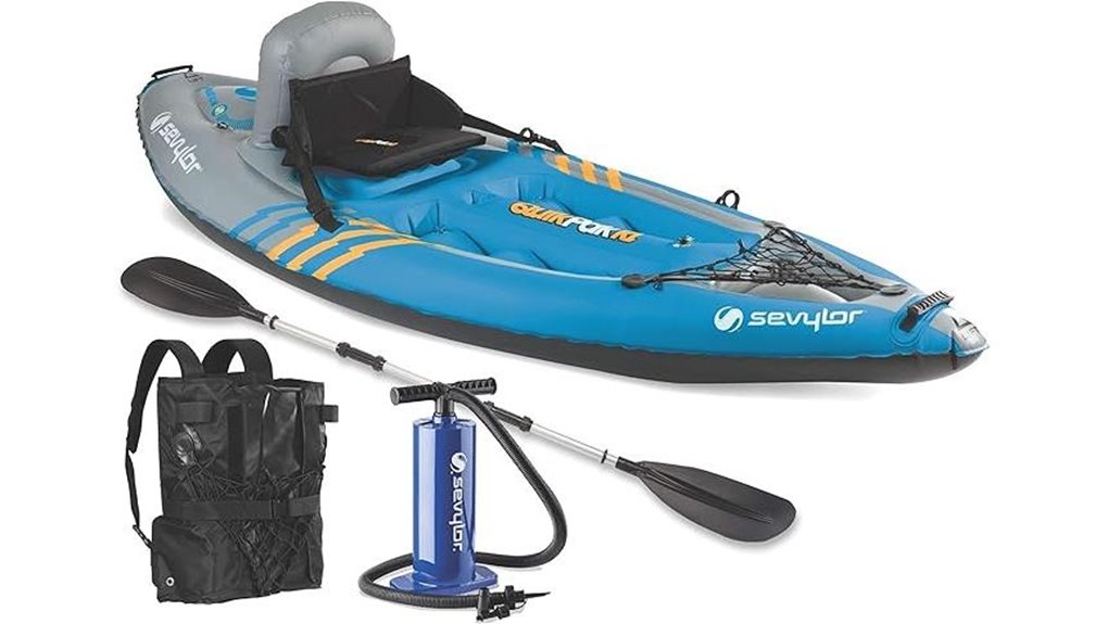 sevylor quickpak inflatable kayak
