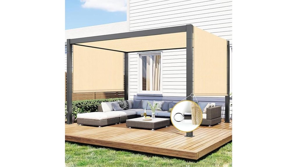 shade beyond 10x16 pergola cover