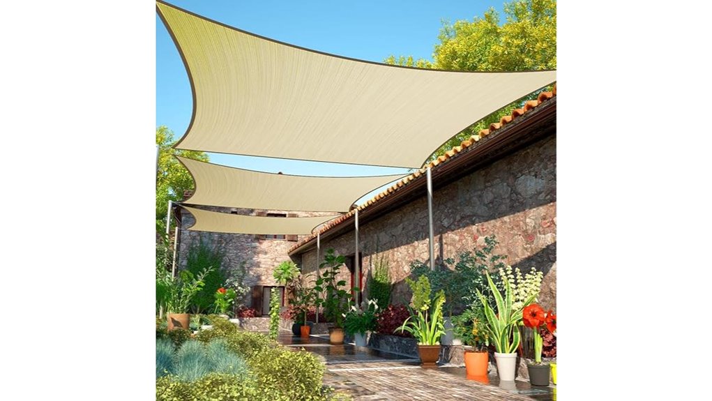 shademart 12x16 beige sail