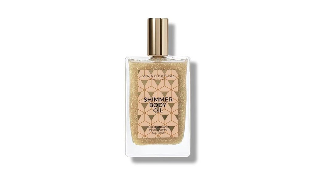 shimmer gold body oil