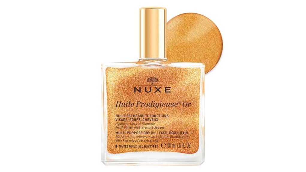 shimmering multi purpose skin oil