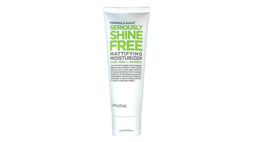 shine free mattifying moisturizer formula