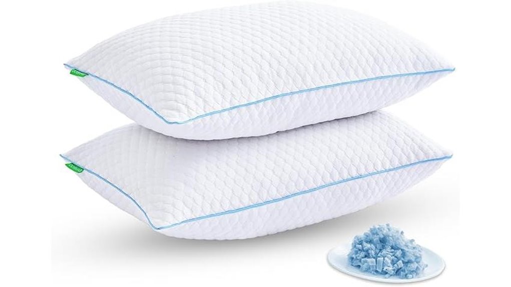 shredded memory foam two pack