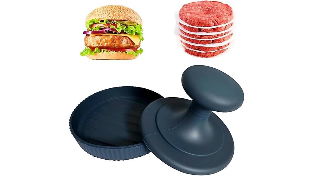 silicone 4 7 non stick patty