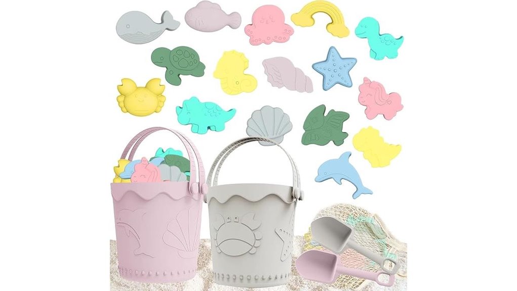 silicone baby beach set