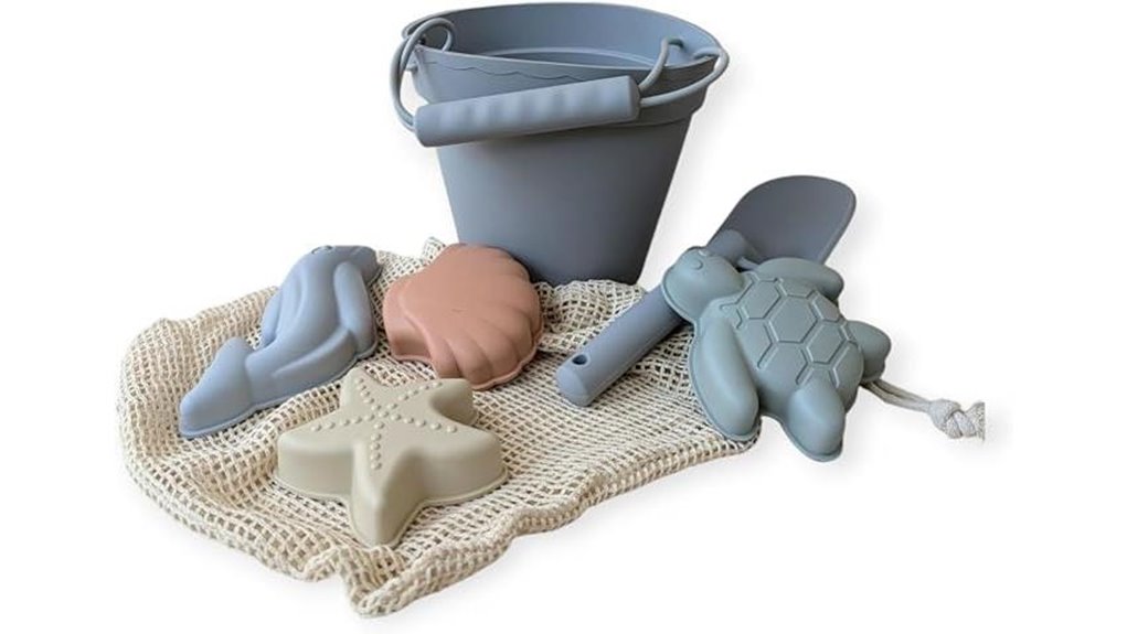 silicone beach toy set