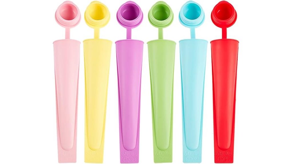 silicone lidded popsicle molds