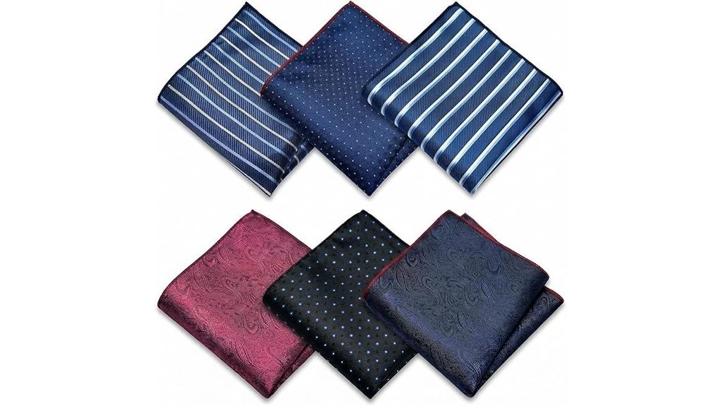 silk pocket handkerchief set