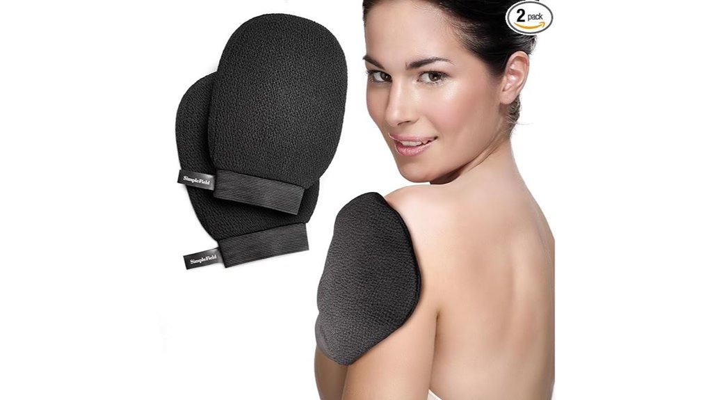 simplefield korean exfoliating mitts